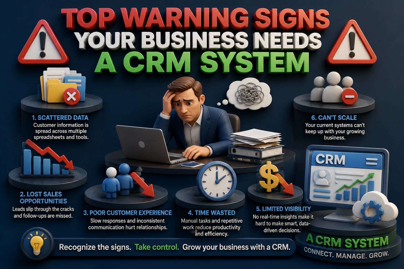 Top Warning Signs Your Business Needs a CRM System